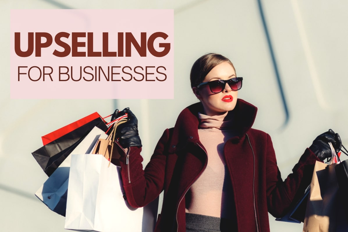 Upselling Banner Girl Shopping Upselling Banner Girl Shopping